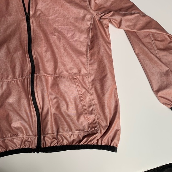 Girl Zella Pink Zip Up Jacket Large 10/12 - Picture 4 of 5